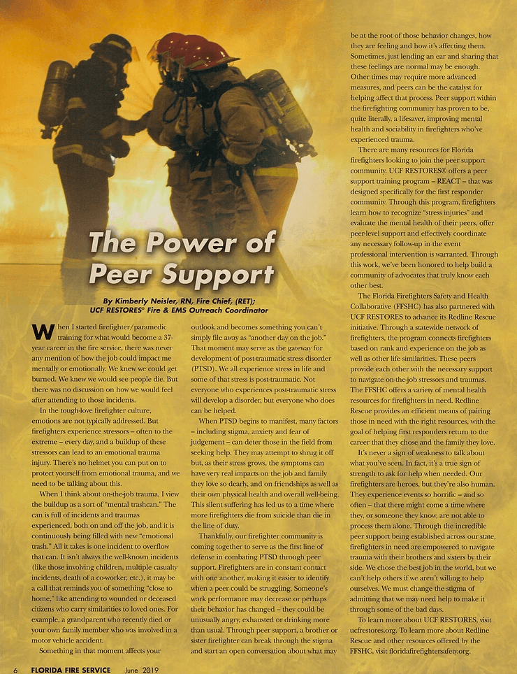 FL Fire Service Magazine Article