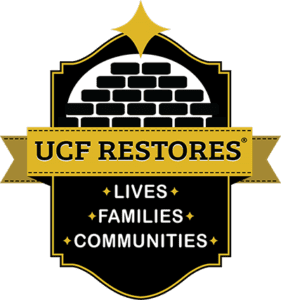UCF RESTORES Badge